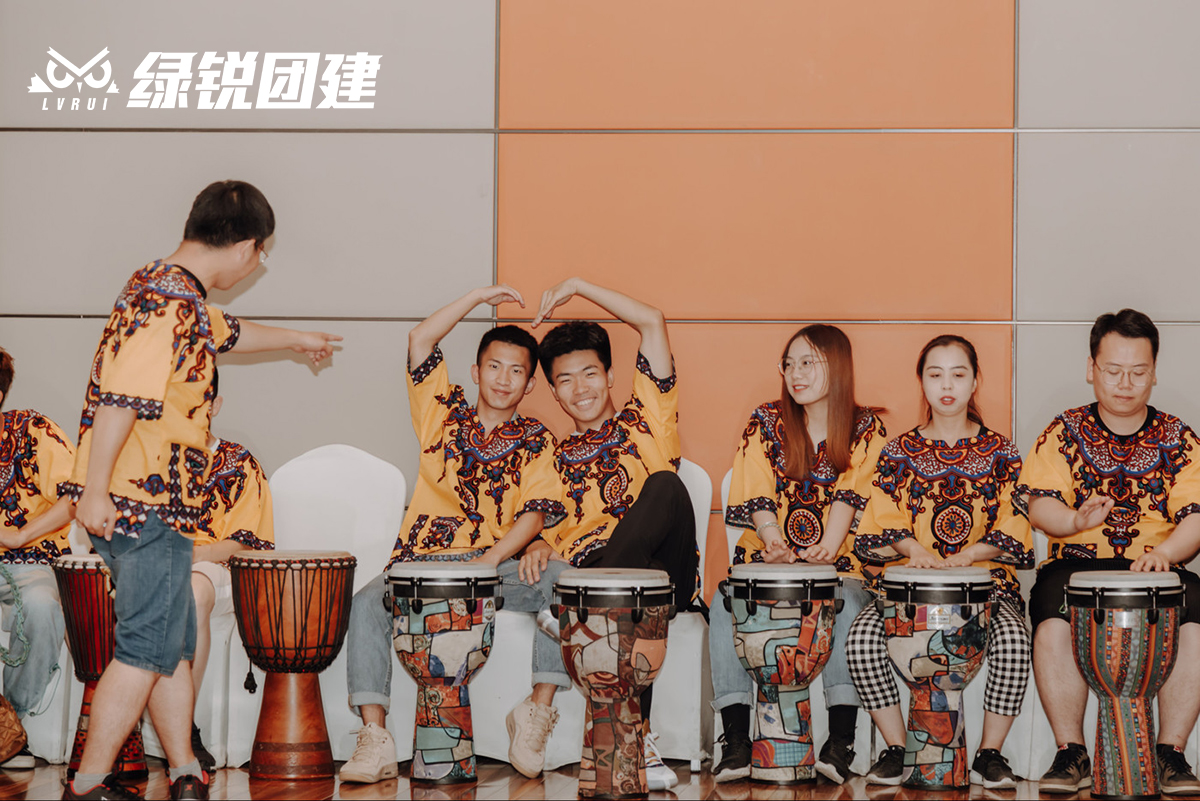 中建四局西安分公司--非洲鼓音乐团建