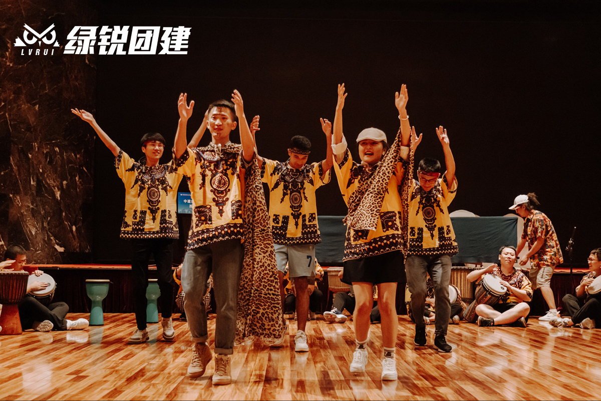 中建四局西安分公司--非洲鼓音乐团建