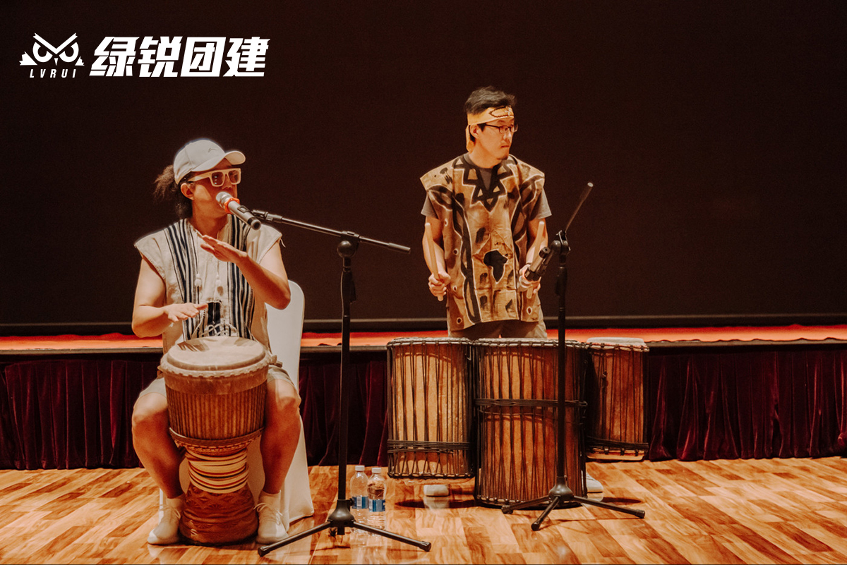 中建四局西安分公司--非洲鼓音乐团建