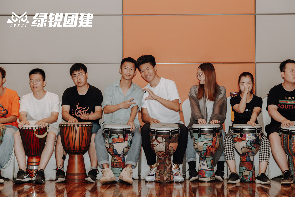中建四局西安分公司--非洲鼓音乐团建