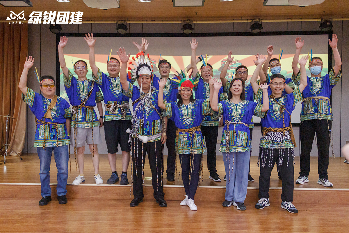中铁宝桥--室内非洲鼓音乐主题团建