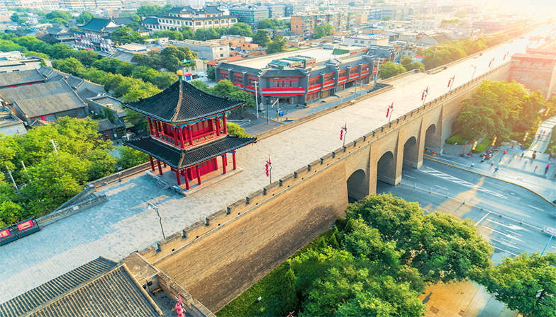 西安城墙--团建营地