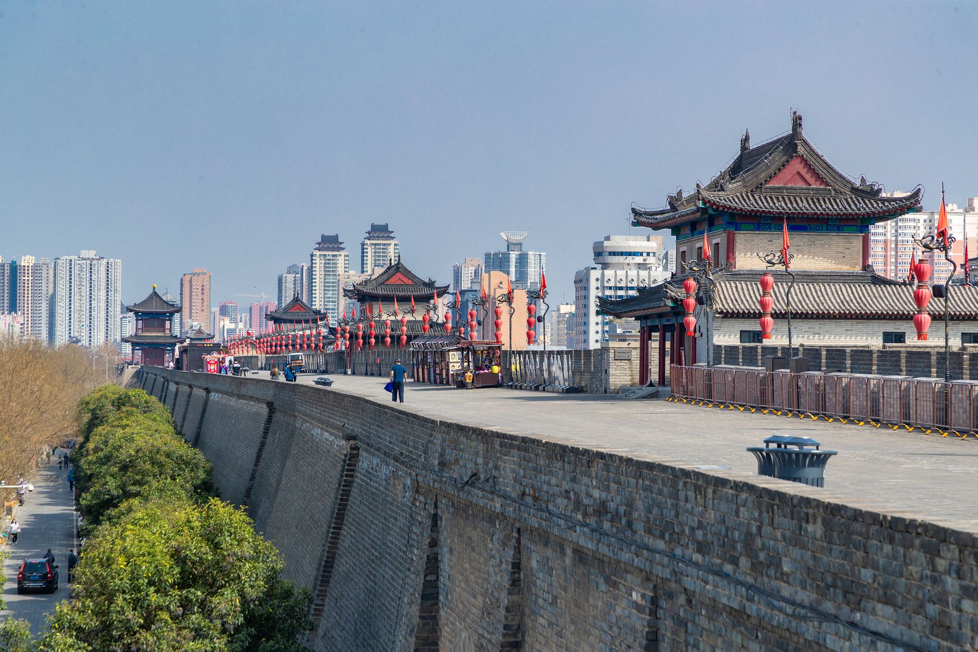 西安城墙--团建营地