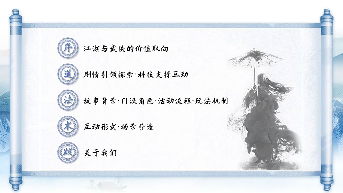 烟波令--武侠剧本杀团建