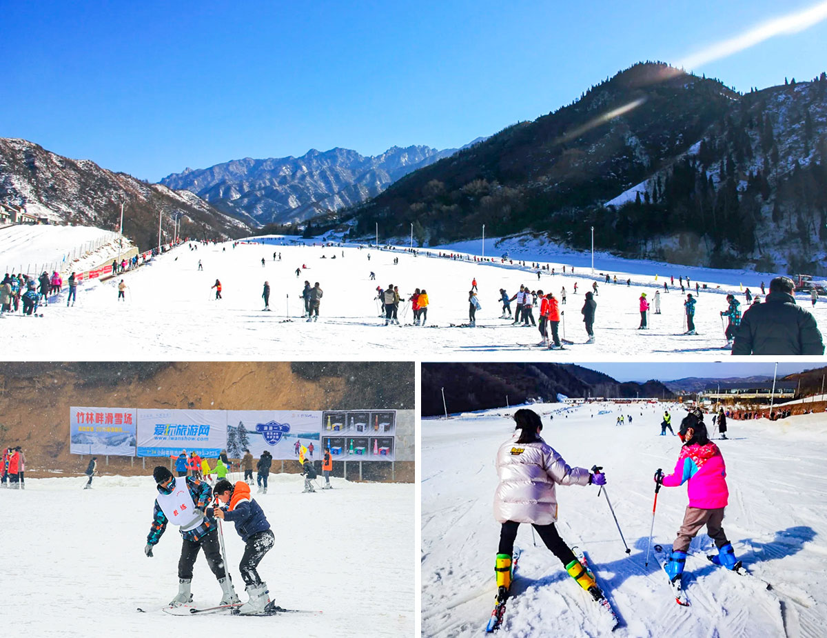 冬日团建-竹林畔滑雪+汤峪温泉团建